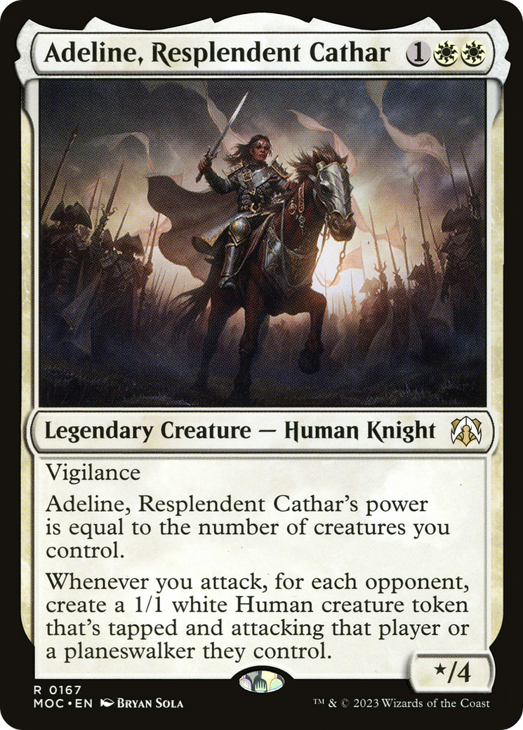 Image of Adeline, Resplendent Cathar [March of the Machine Commander]