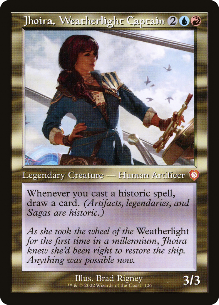 Image of Jhoira, Weatherlight Captain (Retro) [The Brothers' War Commander]