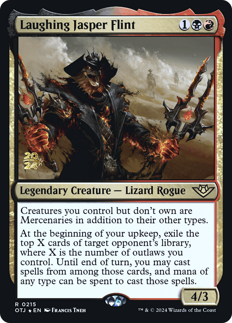 Image of Laughing Jasper Flint [Outlaws of Thunder Junction Prerelease Promos]