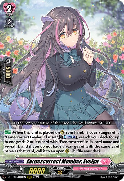 Image of Earnescorrect Member, Evelyn (D-LBT01/010EN) [Lyrical Melody]