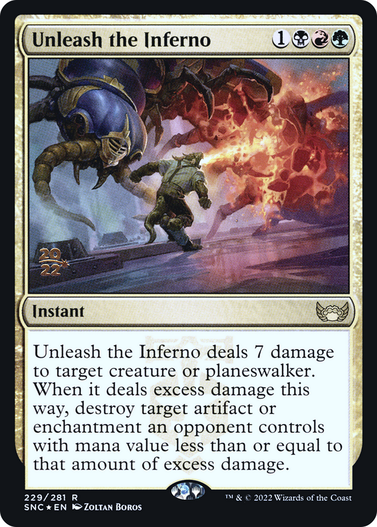 Image of Unleash the Inferno [Streets of New Capenna Prerelease Promos]