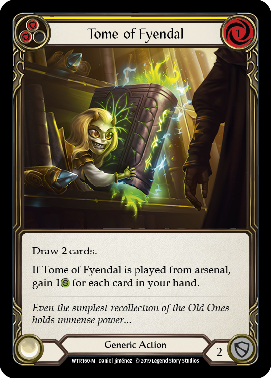 Image of Tome of Fyendal [WTR160-M] (Welcome to Rathe)  Alpha Print Rainbow Foil