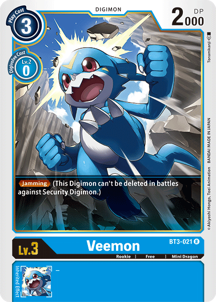 Image of Veemon [BT3-021] [Release Special Booster Ver.1.5]
