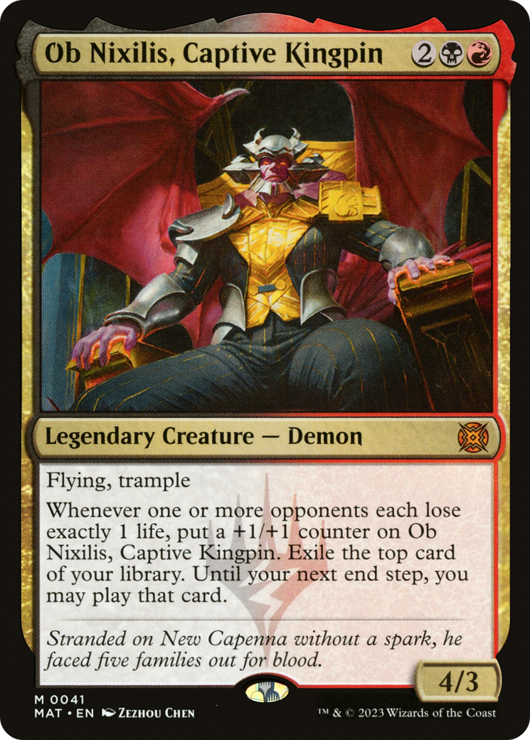 Image of Ob Nixilis, Captive Kingpin [March of the Machine: The Aftermath]