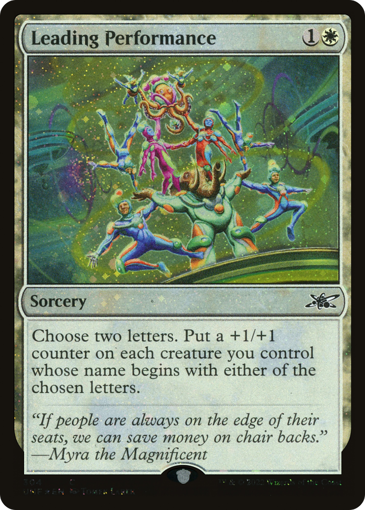 Image of Leading Performance (Galaxy Foil) [Unfinity]