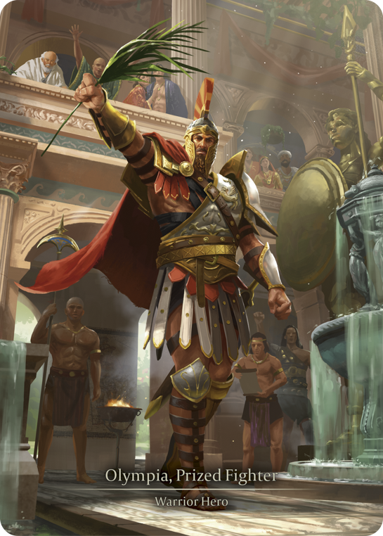 Image of Olympia, Prized Fighter (Marvel) [HVY092] (Heavy Hitters)  Cold Foil