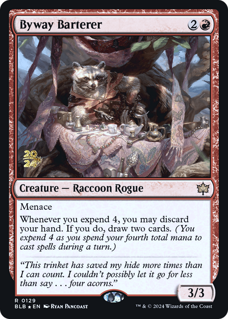 Image of Byway Barterer [Bloomburrow Prerelease Promos]