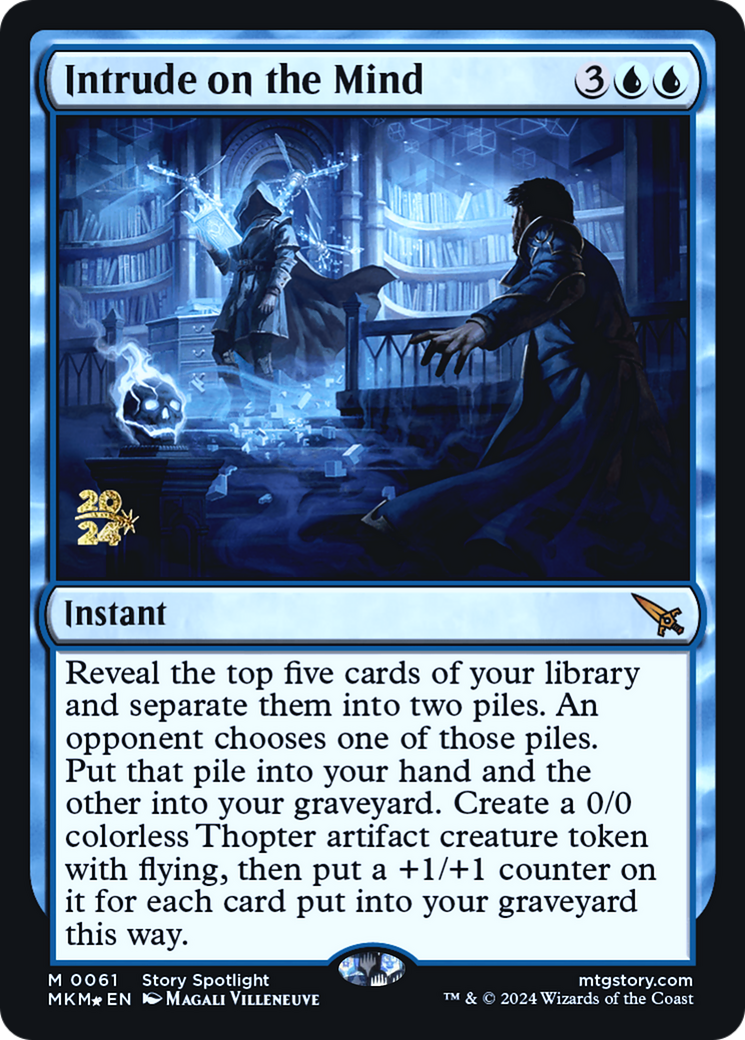 Image of Intrude on the Mind [Murders at Karlov Manor Prerelease Promos]