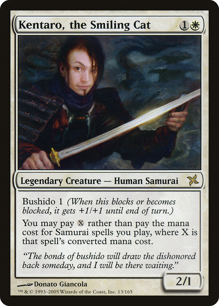 Image of Kentaro, the Smiling Cat [Betrayers of Kamigawa]