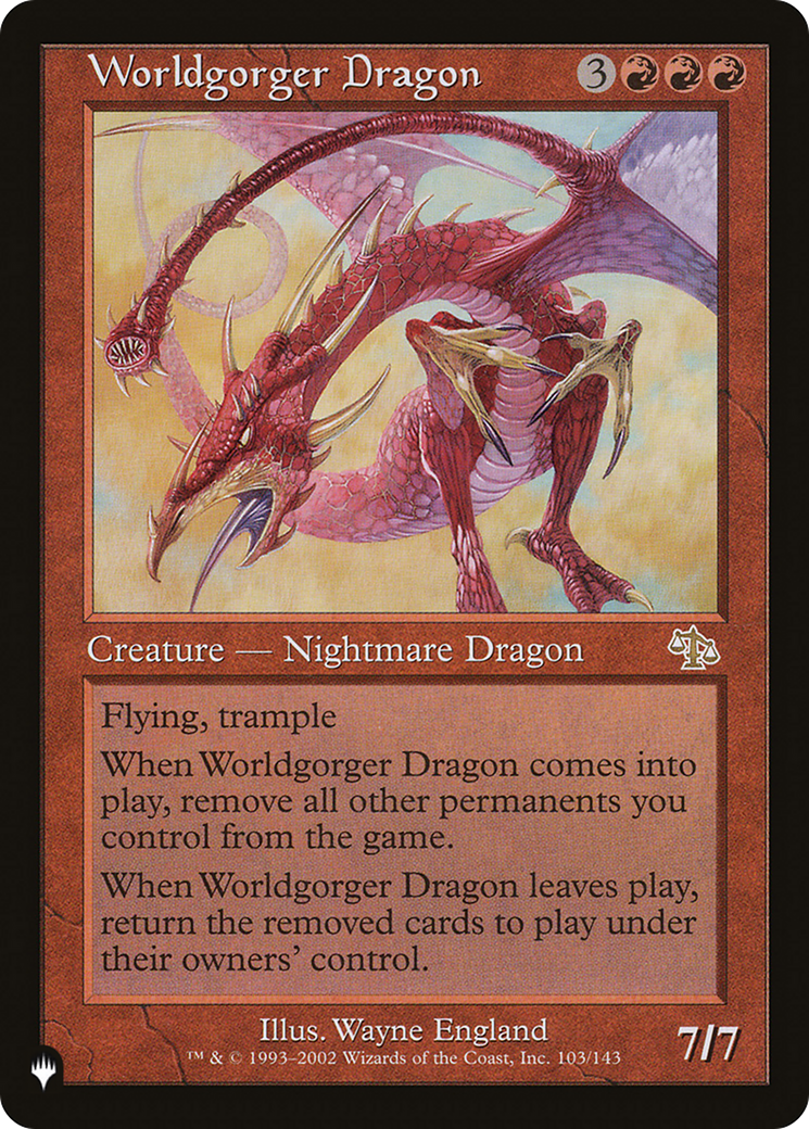 Image of Worldgorger Dragon [The List]