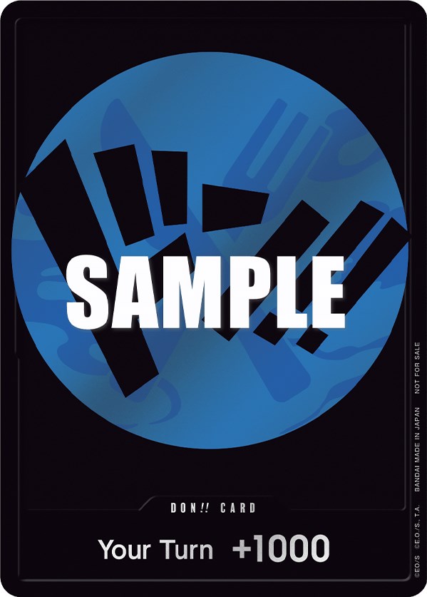 Image of DON!! Card (Blue) [One Piece Promotion Cards]