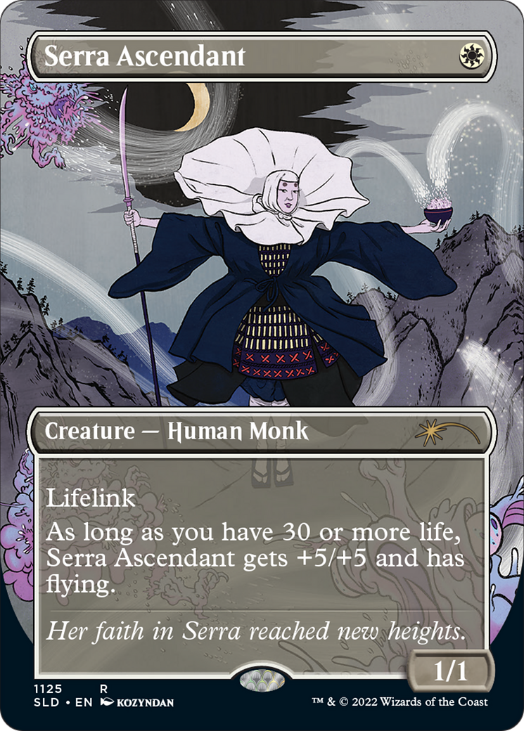 Image of Serra Ascendant (Borderless) [Secret Lair Drop Series]