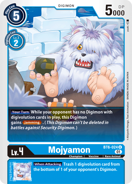 Image of Mojyamon [BT6-024] [Double Diamond]