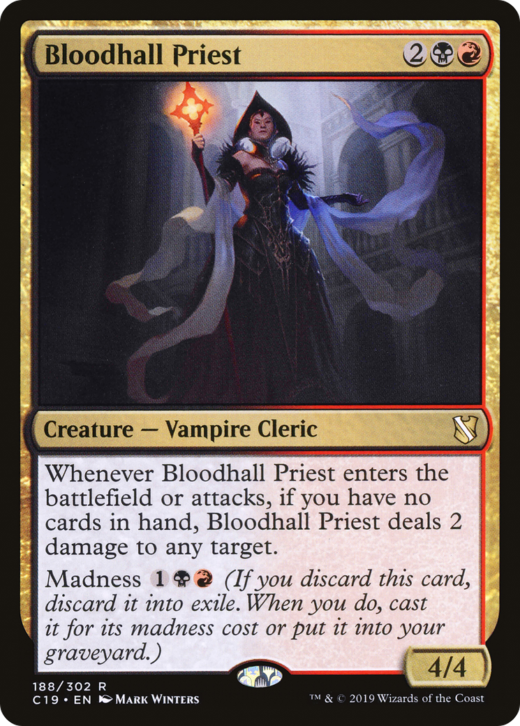 Image of Bloodhall Priest [Commander 2019]