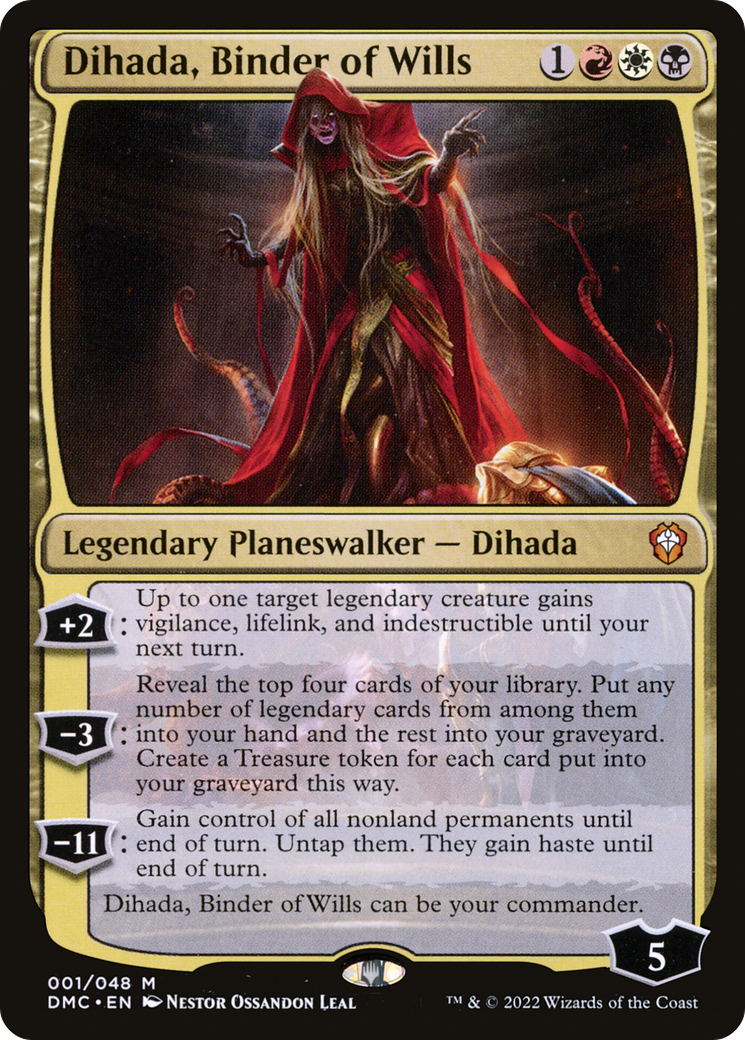 Image of Dihada, Binder of Wills [Dominaria United Commander]