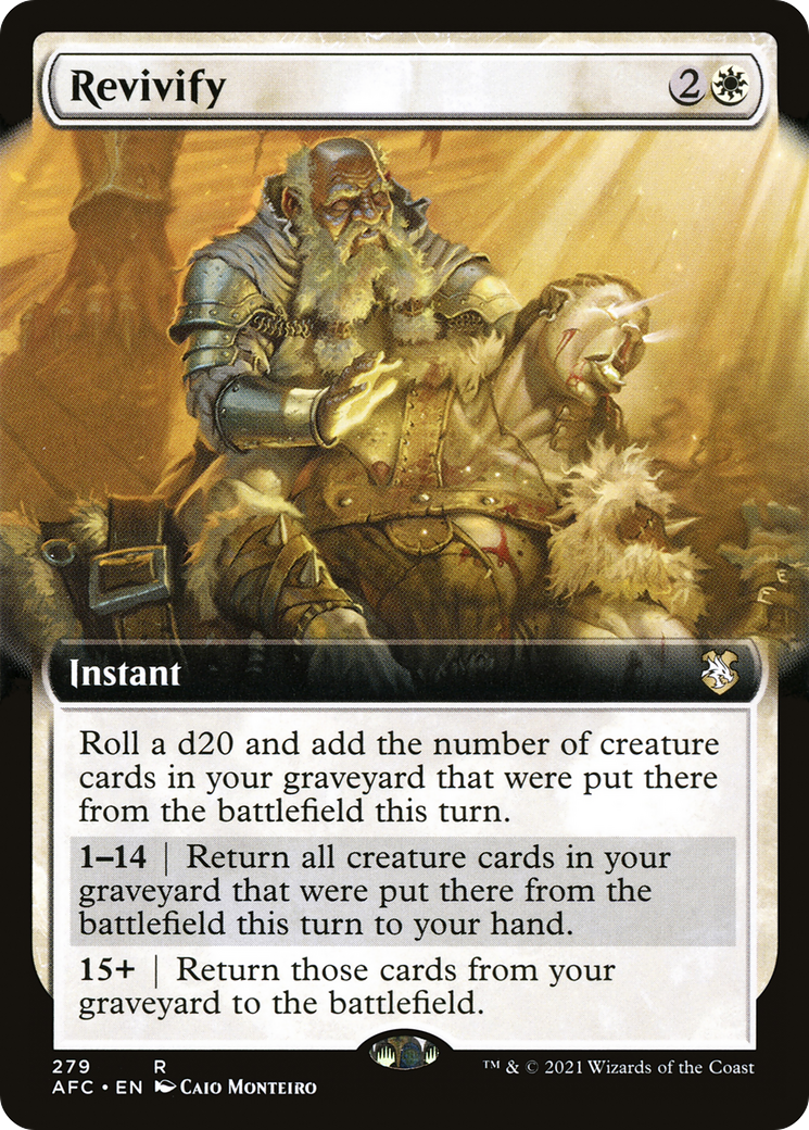 Image of Revivify (Extended Art) [Dungeons & Dragons: Adventures in the Forgotten Realms Commander]