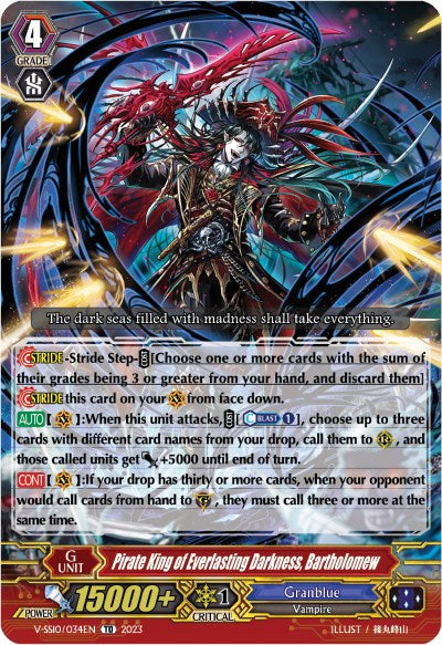 Image of Pirate King of Everlasting Darkness, Bartholomew (V-SS10/034EN) [Premium Battle Deckset 2023]