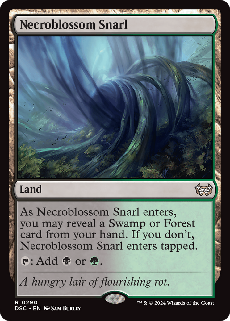 Image of Necroblossom Snarl [Duskmourn: House of Horror Commander]
