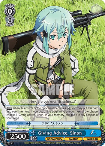 Image of Giving Advice, Sinon [Sword Art Online Animation 10th Anniversary]