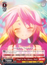 Flugel in the Library, Jibril (NGL/S58-E070 C) [No Game No Life]