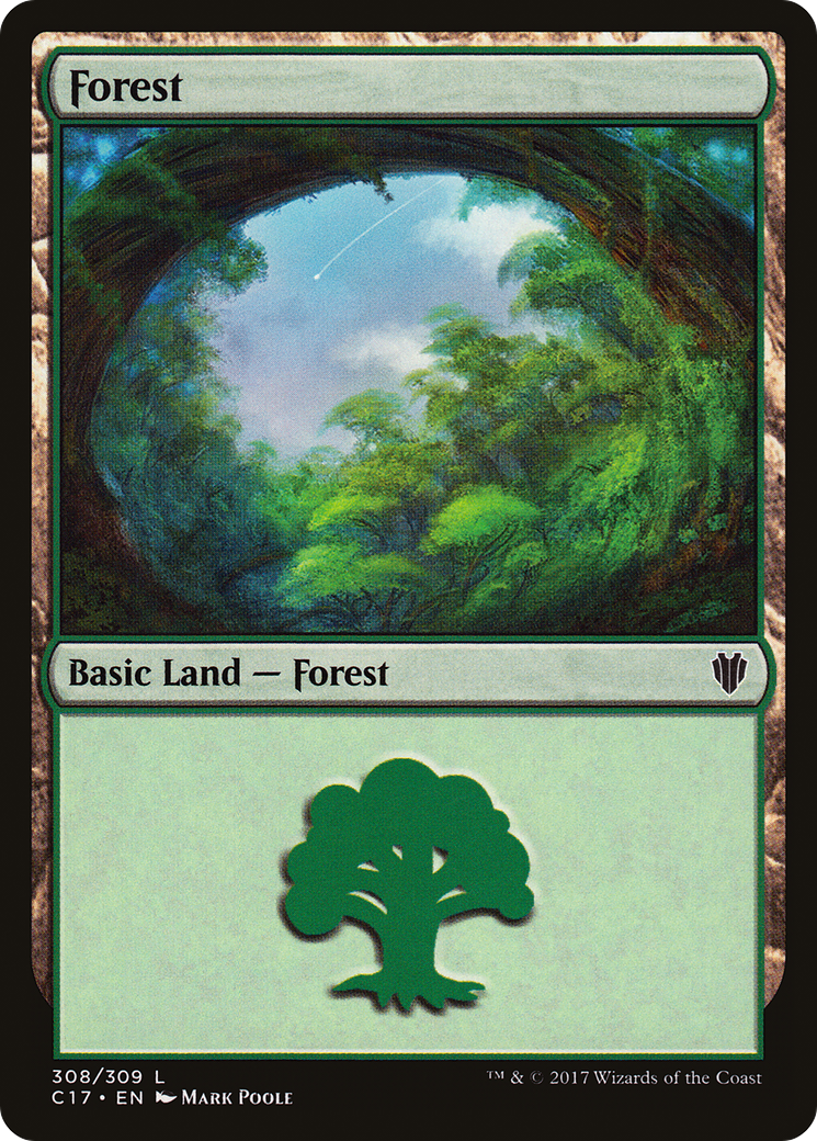 Image of Forest (308) [Commander 2017]