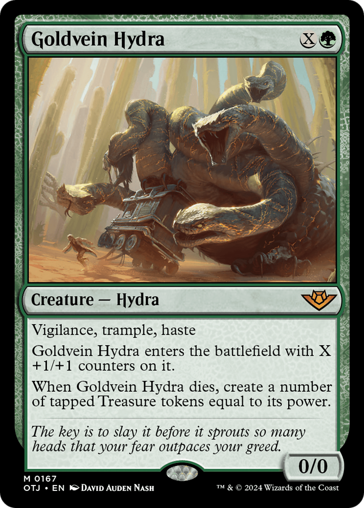 Image of Goldvein Hydra [Outlaws of Thunder Junction]