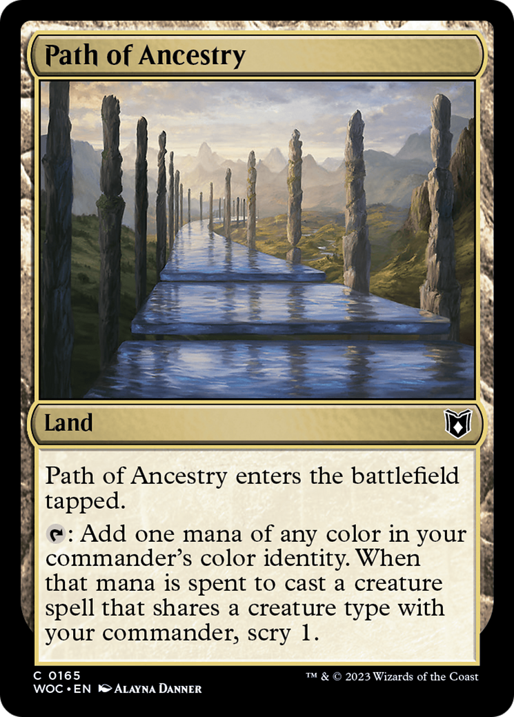 Image of Path of Ancestry [Wilds of Eldraine Commander]