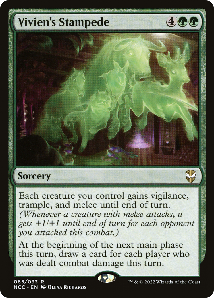 Image of Vivien's Stampede [Streets of New Capenna Commander]