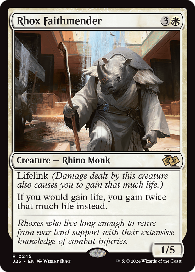 Image of Rhox Faithmender [Foundations Jumpstart]