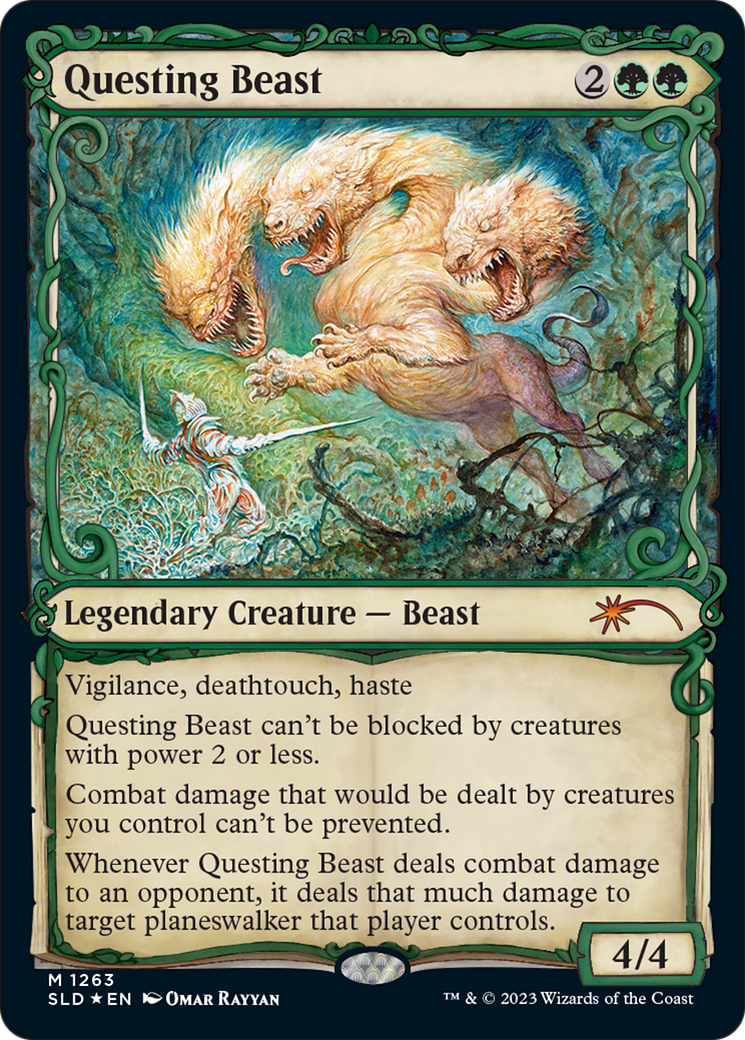 Image of Questing Beast (Halo Foil) [Secret Lair Drop Series]