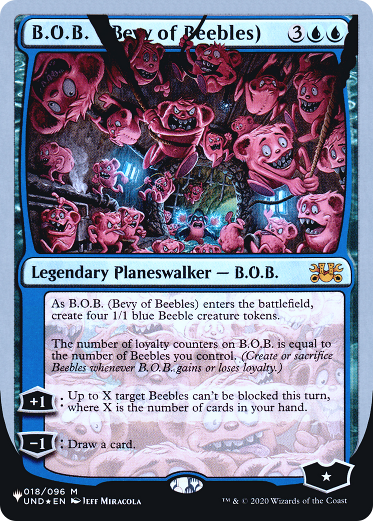 Image of B.O.B. (Bevy of Beebles) (Unfinity Foil Edition) [The List]