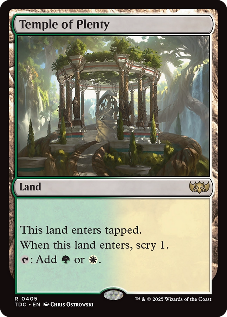 Image of Temple of Plenty [Tarkir: Dragonstorm Commander]
