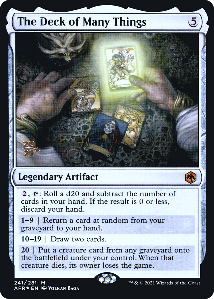 Image of The Deck of Many Things [Dungeons & Dragons: Adventures in the Forgotten Realms Prerelease Promos]