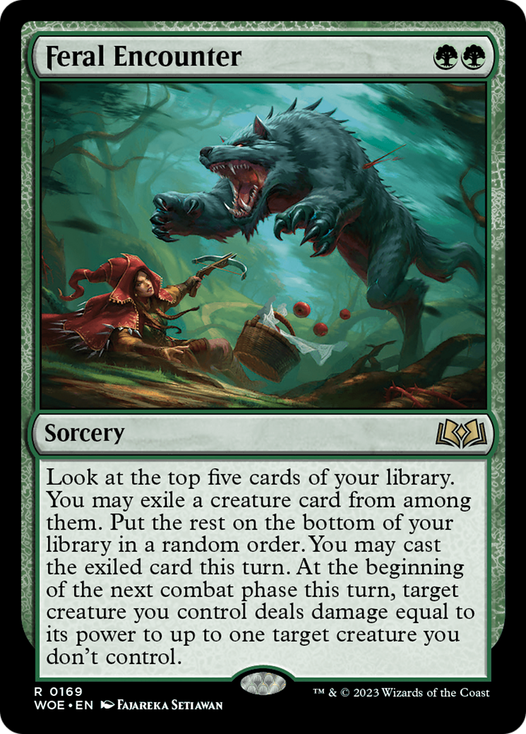 Image of Feral Encounter [Wilds of Eldraine]