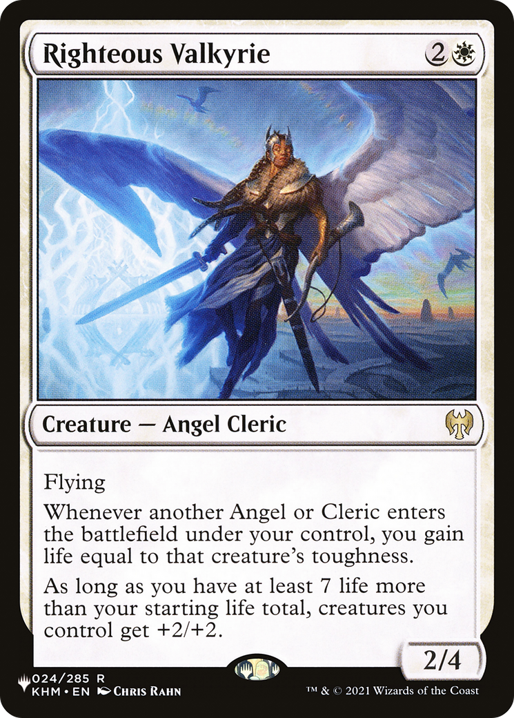 Image of Righteous Valkyrie [Secret Lair: Angels]