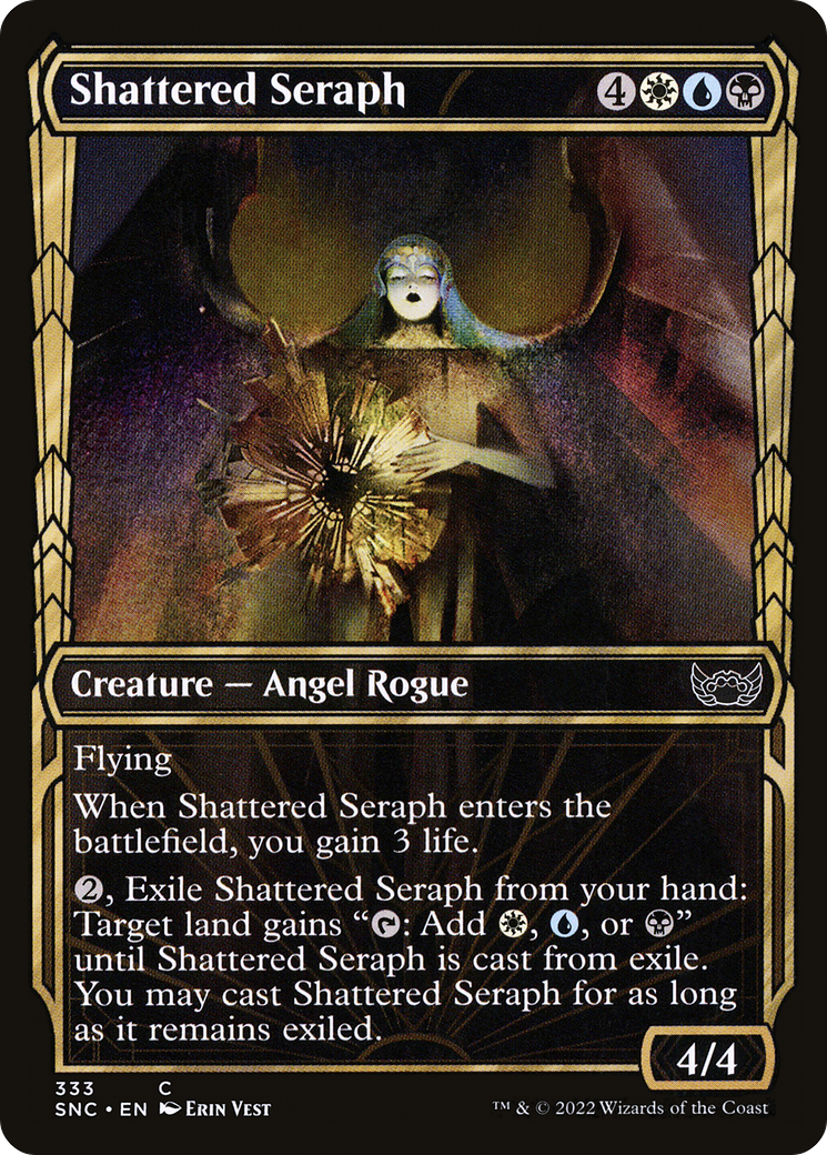 Image of Shattered Seraph (Showcase Golden Age) [Streets of New Capenna]