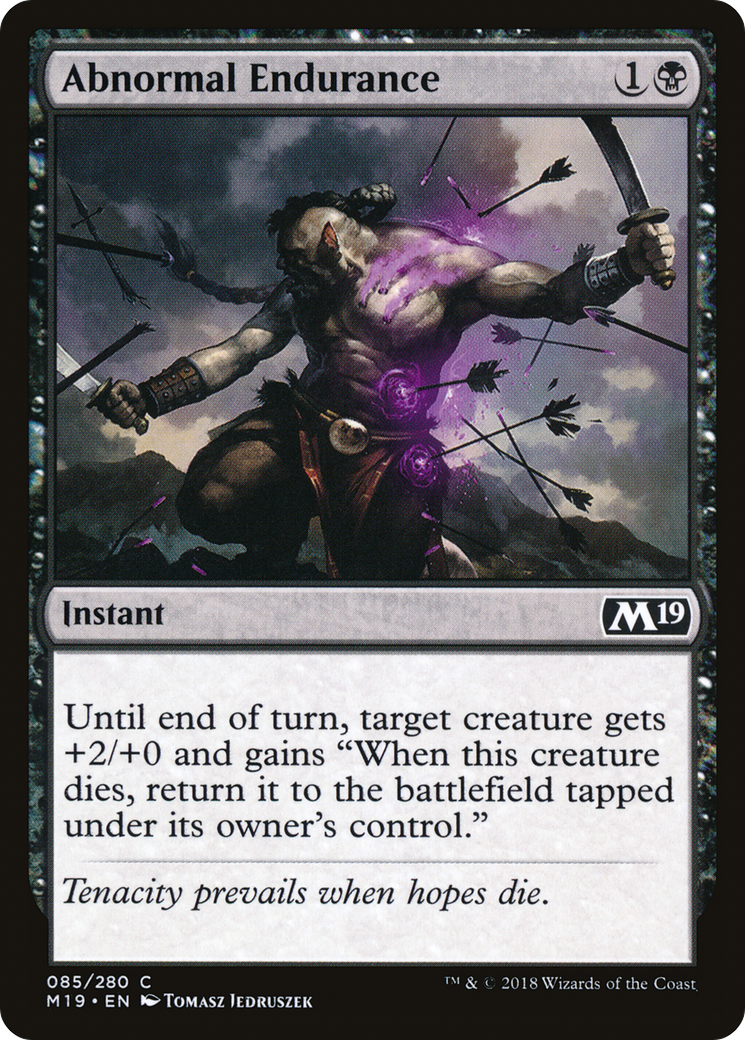 Image of Abnormal Endurance [Core Set 2019]