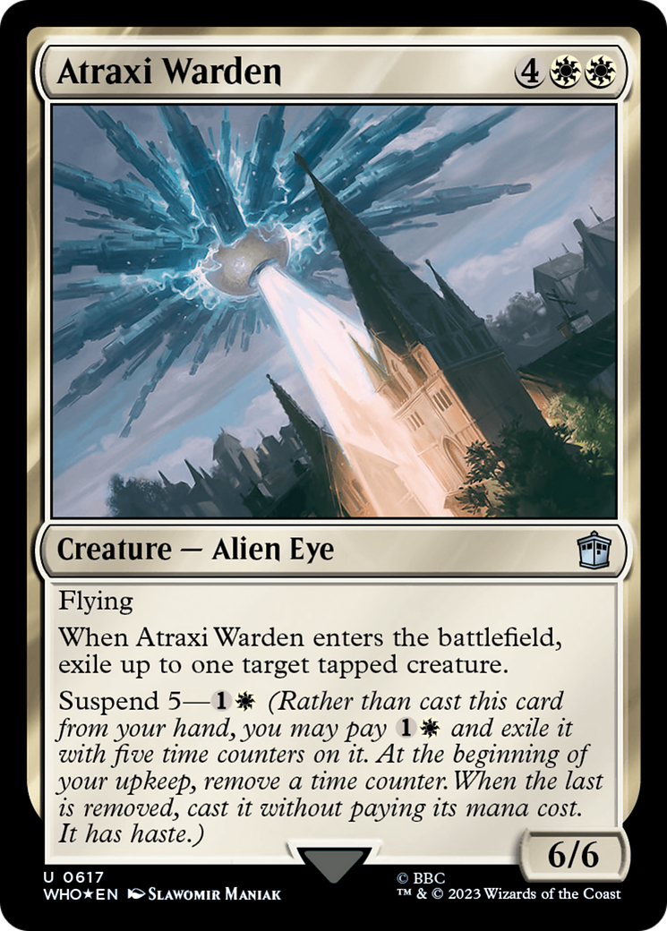 Image of Atraxi Warden (Surge Foil) [Doctor Who]