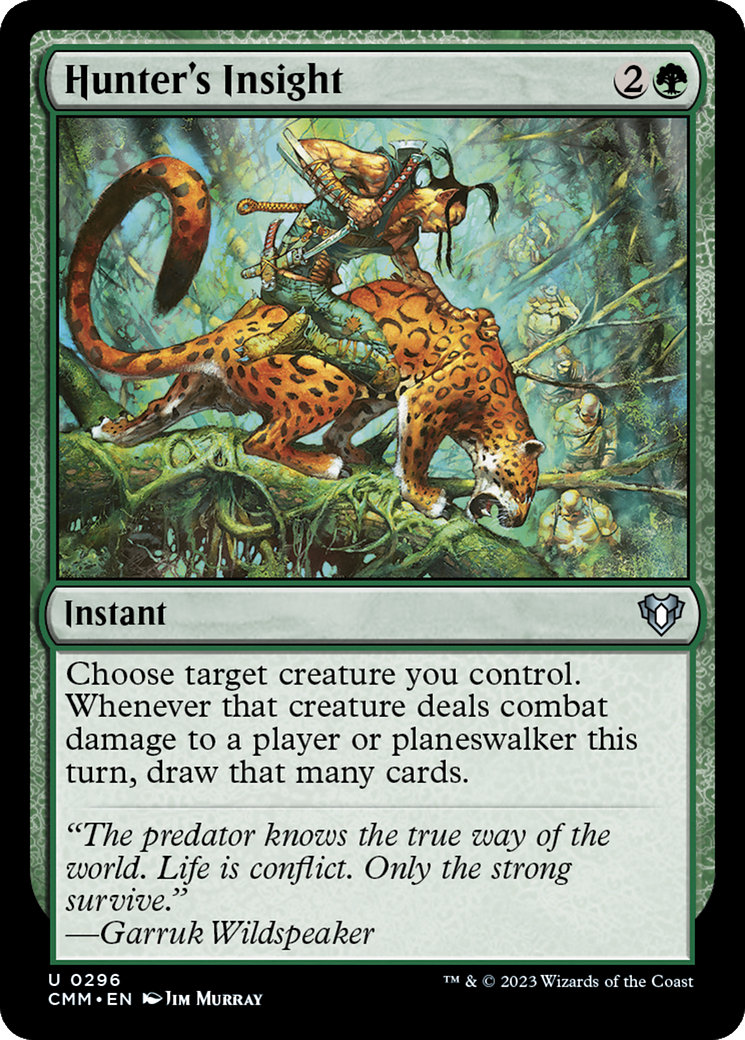 Image of Hunter's Insight [Commander Masters]