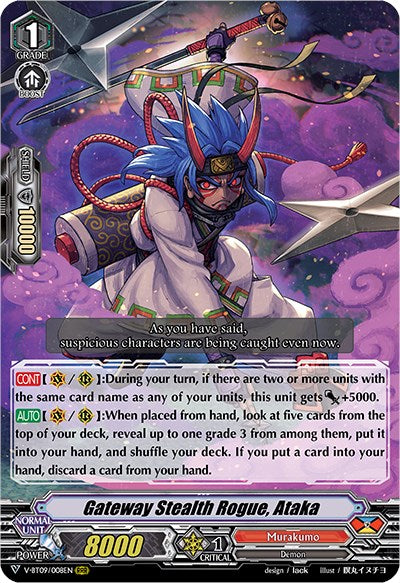 Image of Gateway Stealth Rogue, Ataka (V-BT09/008EN) [Butterfly d'Moonlight]