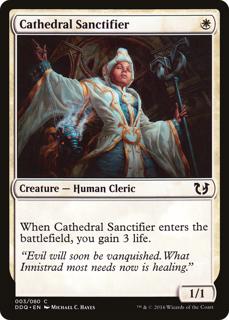 Image of Cathedral Sanctifier [Duel Decks: Blessed vs. Cursed]