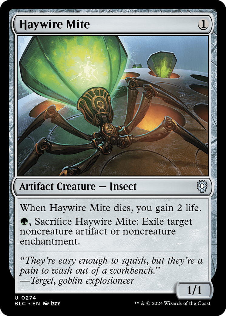 Image of Haywire Mite [Bloomburrow Commander]