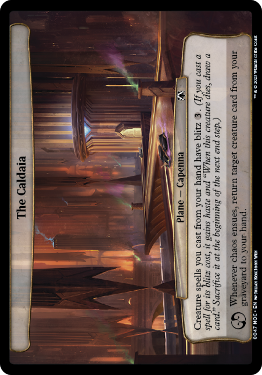Image of The Caldaia [March of the Machine Commander]