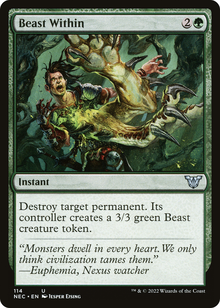 Image of Beast Within [Kamigawa: Neon Dynasty Commander]