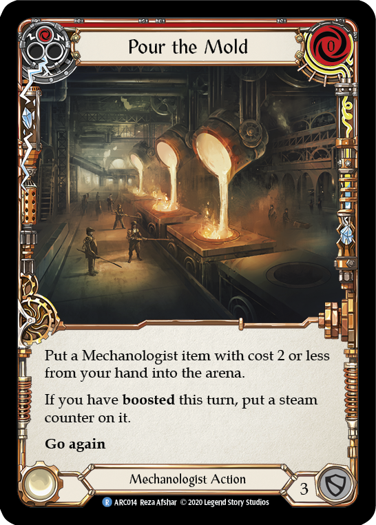 Image of Pour the Mold (Red) [U-ARC014] (Arcane Rising Unlimited)  Unlimited Rainbow Foil