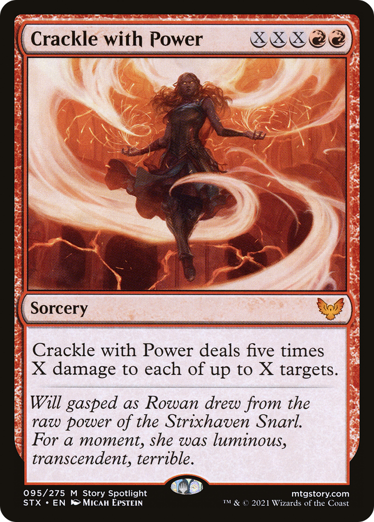 Image of Crackle with Power [Strixhaven: School of Mages]