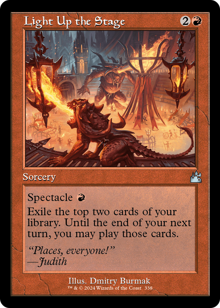 Image of Light Up the Stage (Retro Frame) [Ravnica Remastered]