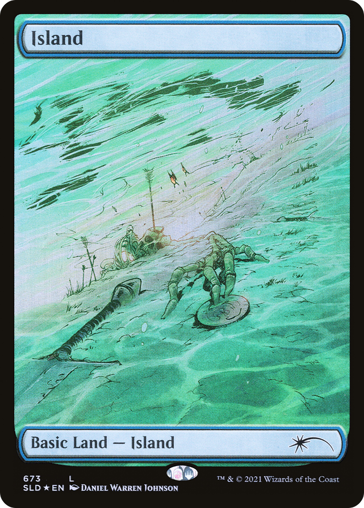 Image of Island (673) [Secret Lair Drop Promos]