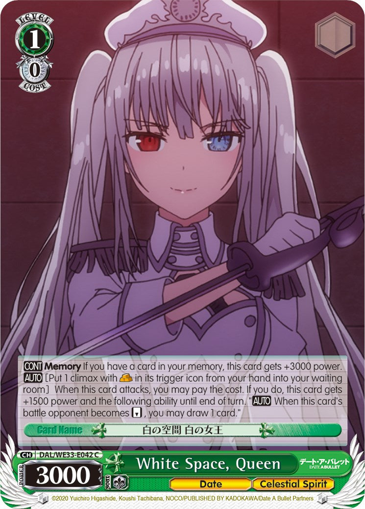Image of White Space, Queen (DAL/WE33-E042 C) [Date A Bullet]