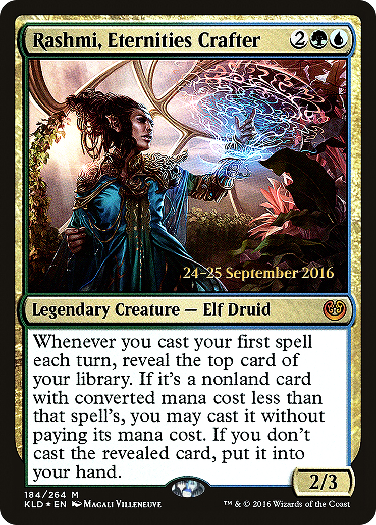 Image of Rashmi, Eternities Crafter [Kaladesh Prerelease Promos]